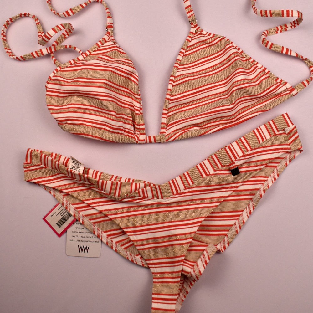 NWT Wicked Weasel Set - Pandora Brazilian Bottom (XL) and Triangle Top (XXL) Set